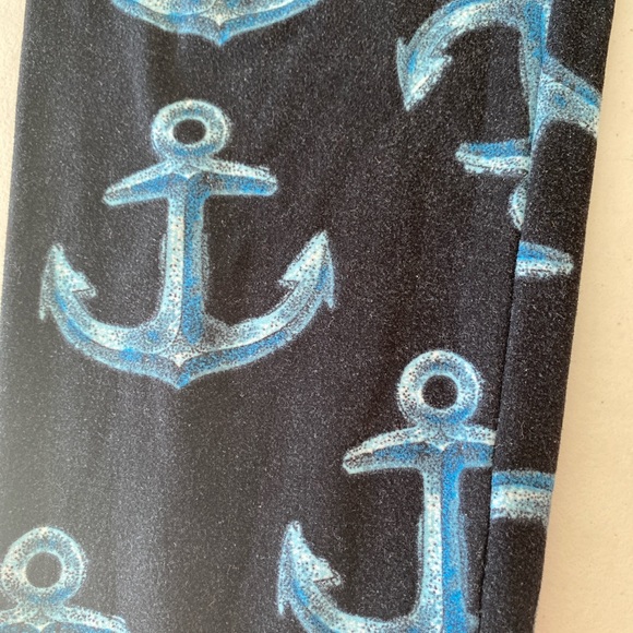 Lularoe Anchor Leggings - Picture 2 of 3